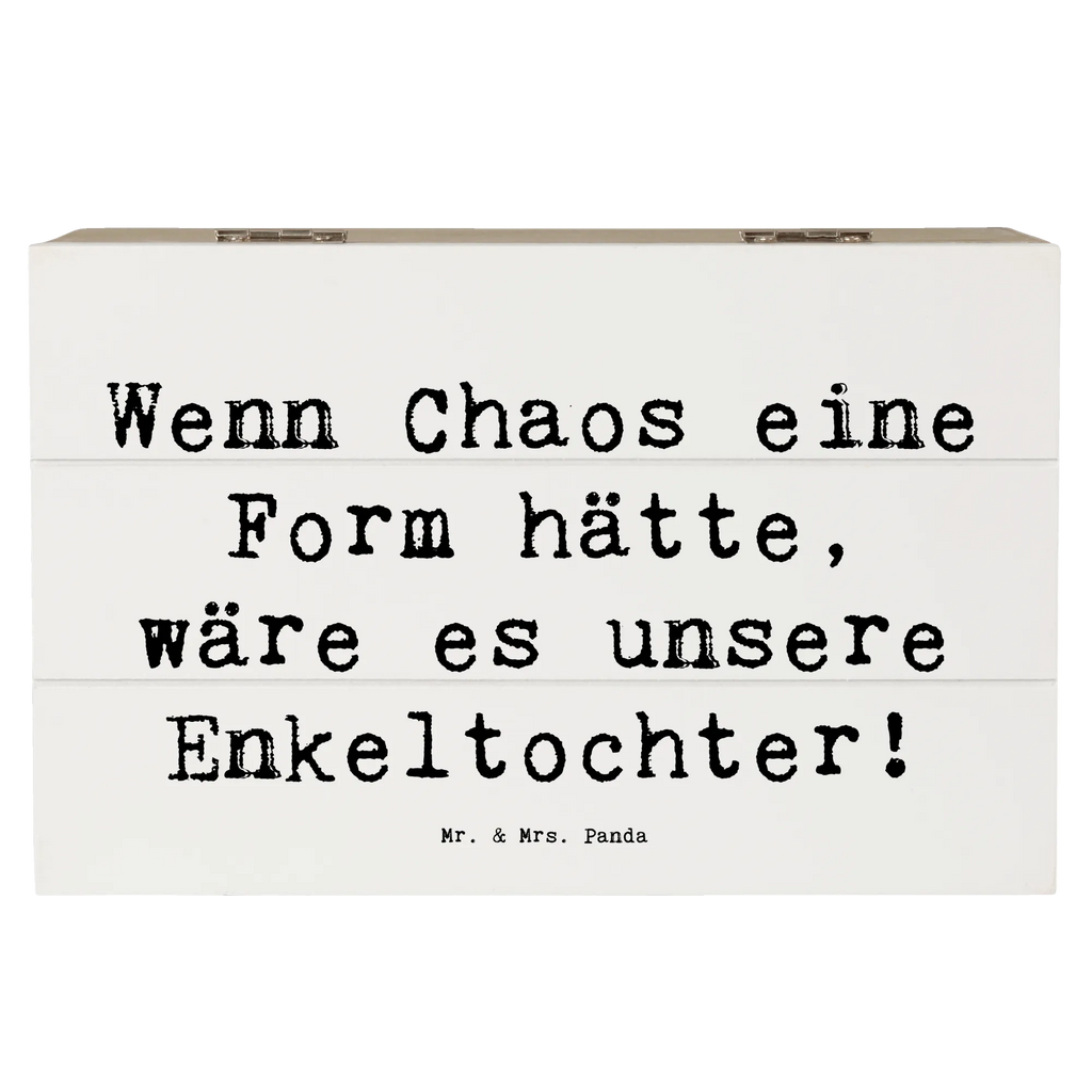 Holzkiste Spruch Enkeltochter Chaos Holzkiste, Kiste, Schatzkiste, Truhe, Schatulle, XXL, Erinnerungsbox, Erinnerungskiste, Dekokiste, Aufbewahrungsbox, Geschenkbox, Geschenkdose, Familie, Vatertag, Muttertag, Bruder, Schwester, Mama, Papa, Oma, Opa