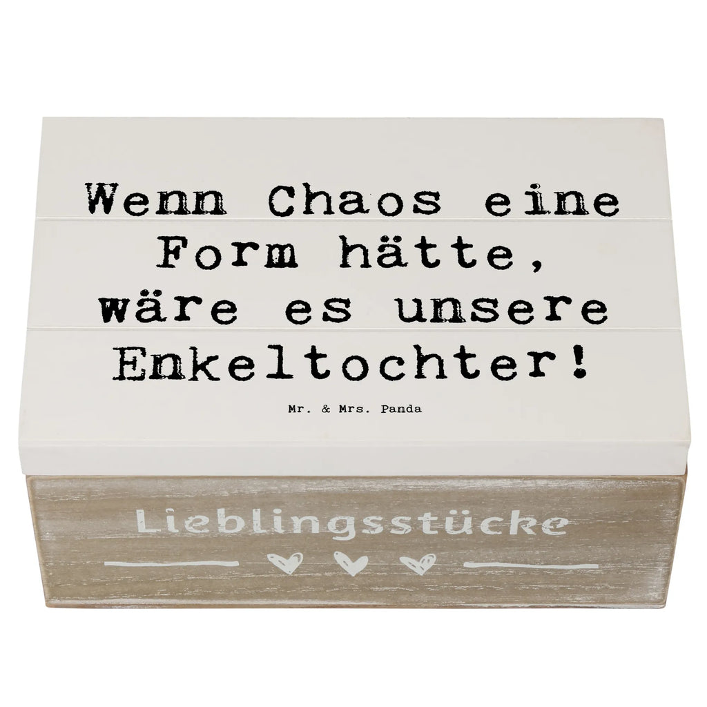 Holzkiste Spruch Enkeltochter Chaos Holzkiste, Kiste, Schatzkiste, Truhe, Schatulle, XXL, Erinnerungsbox, Erinnerungskiste, Dekokiste, Aufbewahrungsbox, Geschenkbox, Geschenkdose, Familie, Vatertag, Muttertag, Bruder, Schwester, Mama, Papa, Oma, Opa