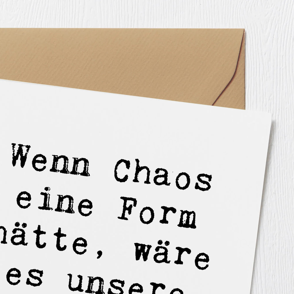 Deluxe Karte Spruch Enkeltochter Chaos Karte, Grußkarte, Klappkarte, Einladungskarte, Glückwunschkarte, Hochzeitskarte, Geburtstagskarte, Hochwertige Grußkarte, Hochwertige Klappkarte, Familie, Vatertag, Muttertag, Bruder, Schwester, Mama, Papa, Oma, Opa