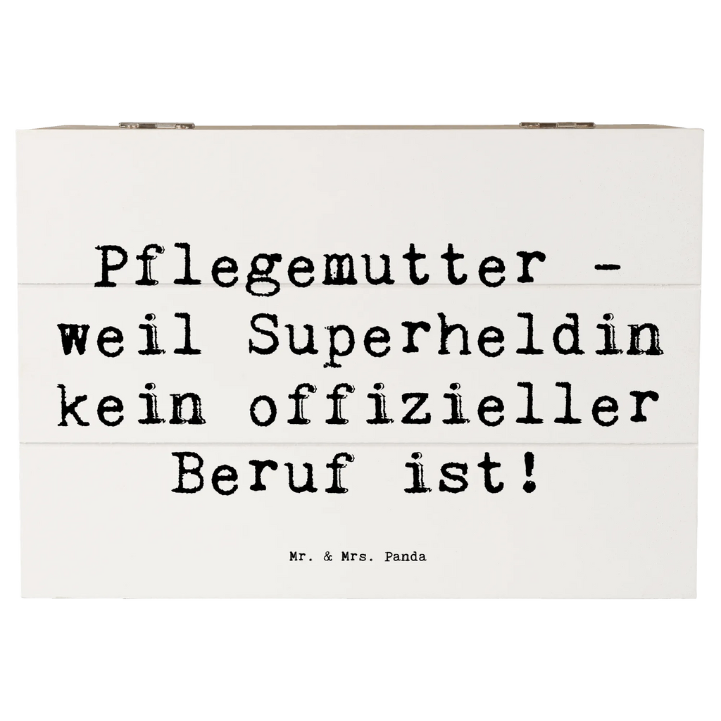 Holzkiste Spruch Pflegemutter Superheldin Holzkiste, Kiste, Schatzkiste, Truhe, Schatulle, XXL, Erinnerungsbox, Erinnerungskiste, Dekokiste, Aufbewahrungsbox, Geschenkbox, Geschenkdose, Familie, Vatertag, Muttertag, Bruder, Schwester, Mama, Papa, Oma, Opa