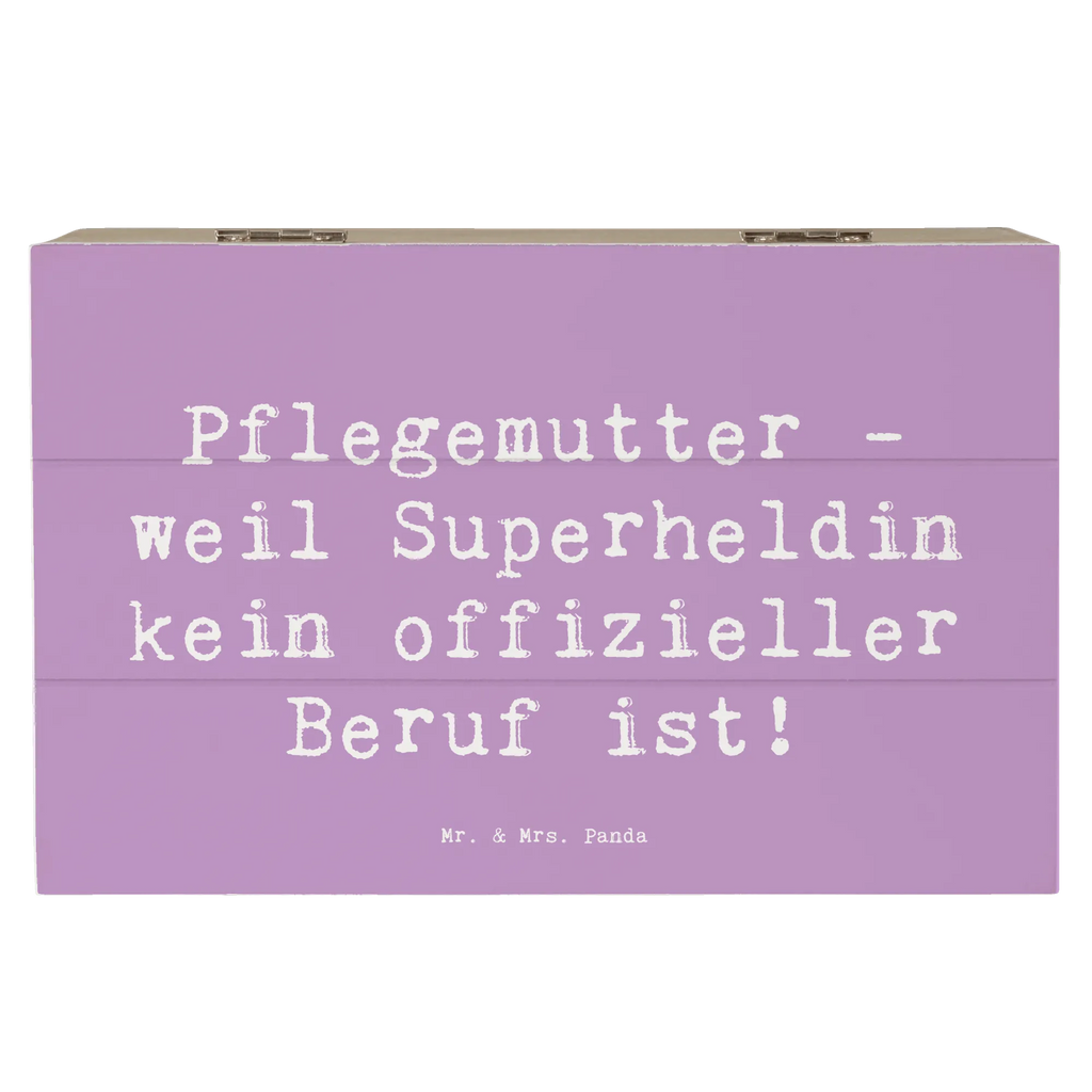 Holzkiste Spruch Pflegemutter Superheldin Holzkiste, Kiste, Schatzkiste, Truhe, Schatulle, XXL, Erinnerungsbox, Erinnerungskiste, Dekokiste, Aufbewahrungsbox, Geschenkbox, Geschenkdose, Familie, Vatertag, Muttertag, Bruder, Schwester, Mama, Papa, Oma, Opa