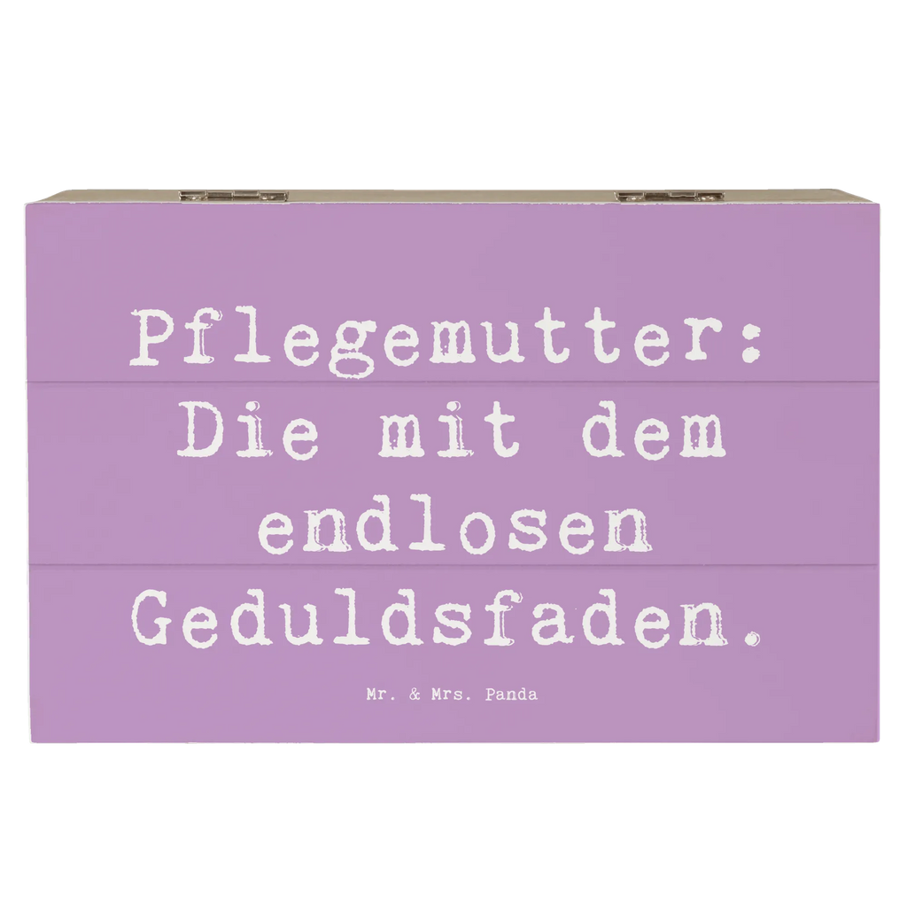 Holzkiste Spruch Pflegemutter: Die mit dem endlosen Geduldsfaden. Holzkiste, Kiste, Schatzkiste, Truhe, Schatulle, XXL, Erinnerungsbox, Erinnerungskiste, Dekokiste, Aufbewahrungsbox, Geschenkbox, Geschenkdose, Familie, Vatertag, Muttertag, Bruder, Schwester, Mama, Papa, Oma, Opa