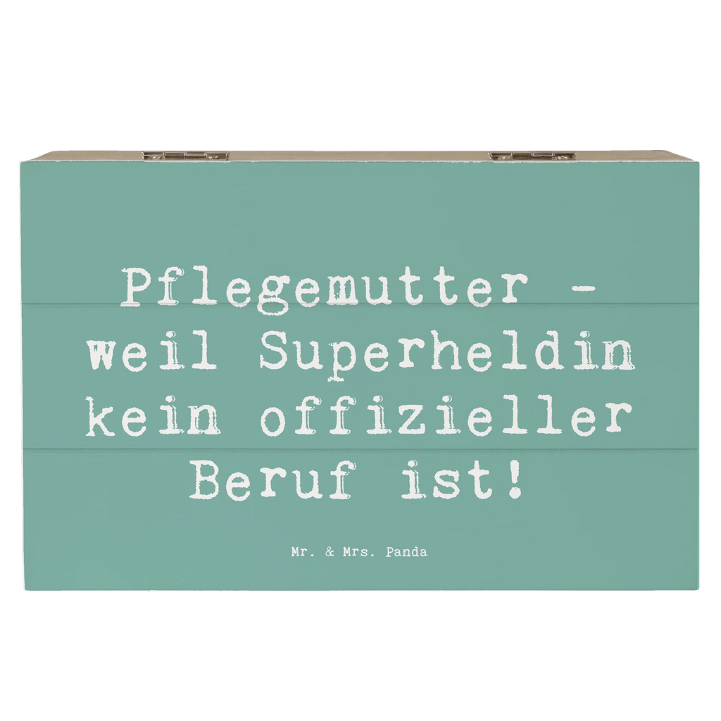 Holzkiste Spruch Pflegemutter Superheldin Holzkiste, Kiste, Schatzkiste, Truhe, Schatulle, XXL, Erinnerungsbox, Erinnerungskiste, Dekokiste, Aufbewahrungsbox, Geschenkbox, Geschenkdose, Familie, Vatertag, Muttertag, Bruder, Schwester, Mama, Papa, Oma, Opa