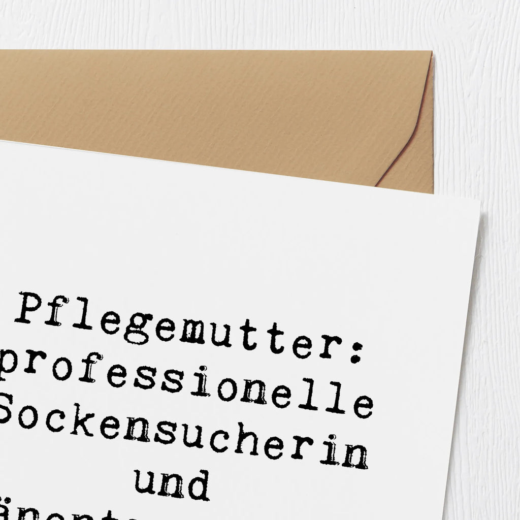 Deluxe Karte Spruch Pflegemutter Heldin Karte, Grußkarte, Klappkarte, Einladungskarte, Glückwunschkarte, Hochzeitskarte, Geburtstagskarte, Hochwertige Grußkarte, Hochwertige Klappkarte, Familie, Vatertag, Muttertag, Bruder, Schwester, Mama, Papa, Oma, Opa