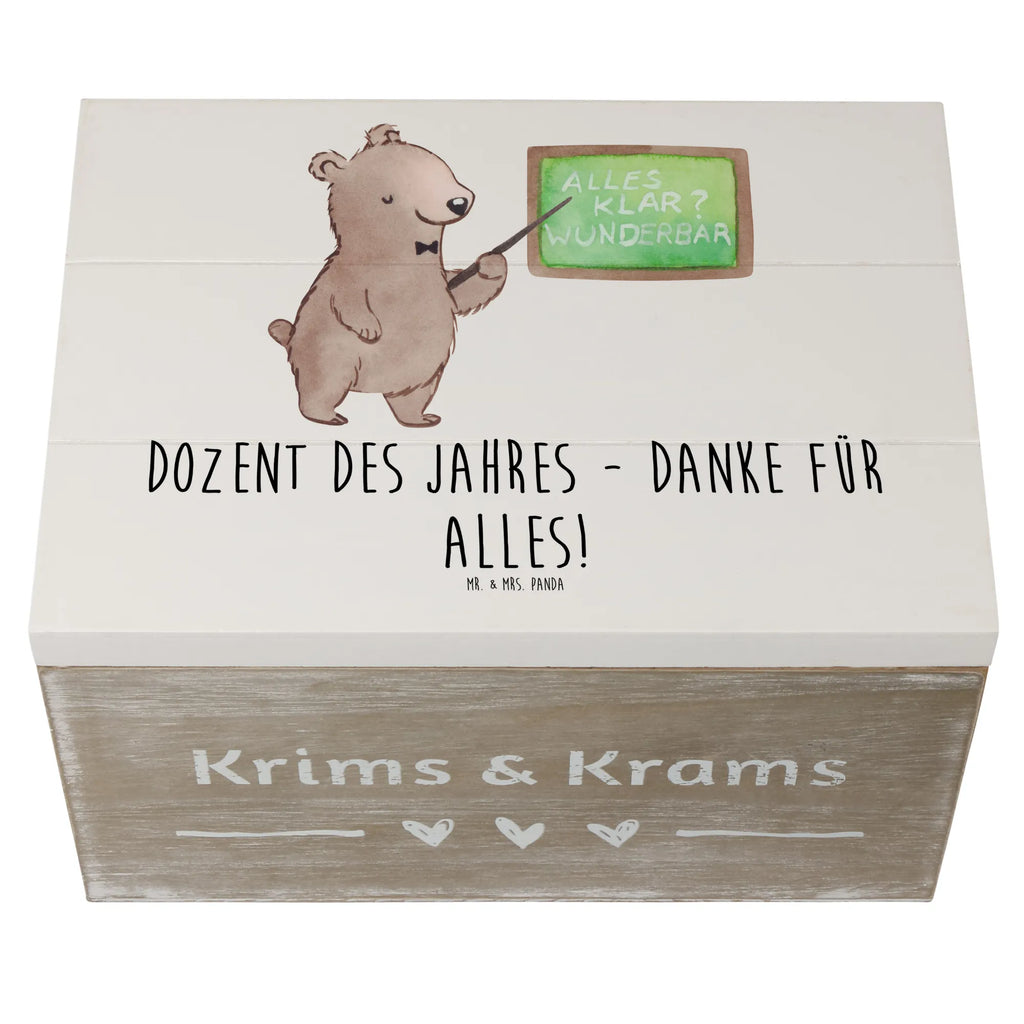 Holzkiste Dozent des Jahres Holzkiste, Kiste, Schatzkiste, Truhe, Schatulle, XXL, Erinnerungsbox, Erinnerungskiste, Dekokiste, Aufbewahrungsbox, Geschenkbox, Geschenkdose