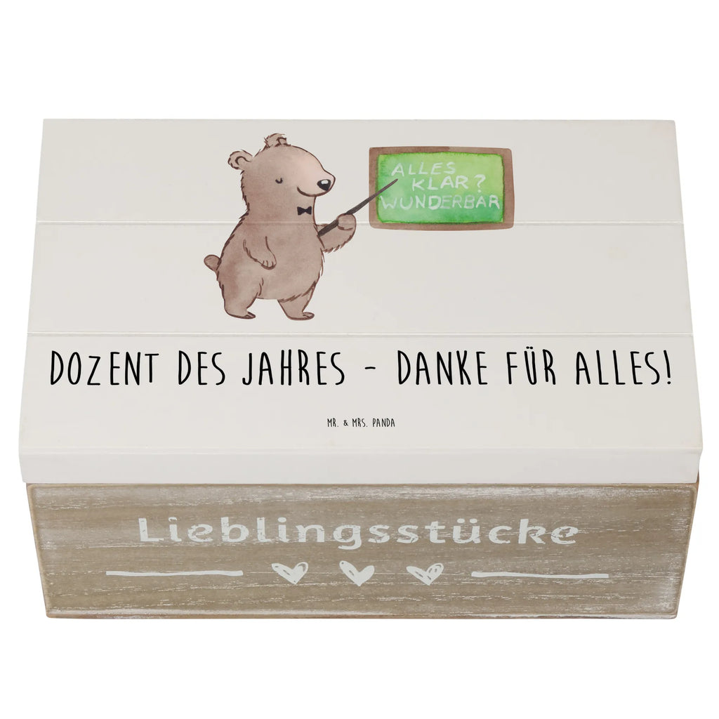 Holzkiste Dozent des Jahres Holzkiste, Kiste, Schatzkiste, Truhe, Schatulle, XXL, Erinnerungsbox, Erinnerungskiste, Dekokiste, Aufbewahrungsbox, Geschenkbox, Geschenkdose