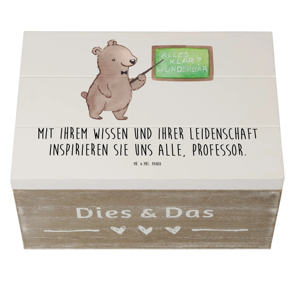 Holzkiste Inspirierender Professor Holzkiste, Kiste, Schatzkiste, Truhe, Schatulle, XXL, Erinnerungsbox, Erinnerungskiste, Dekokiste, Aufbewahrungsbox, Geschenkbox, Geschenkdose