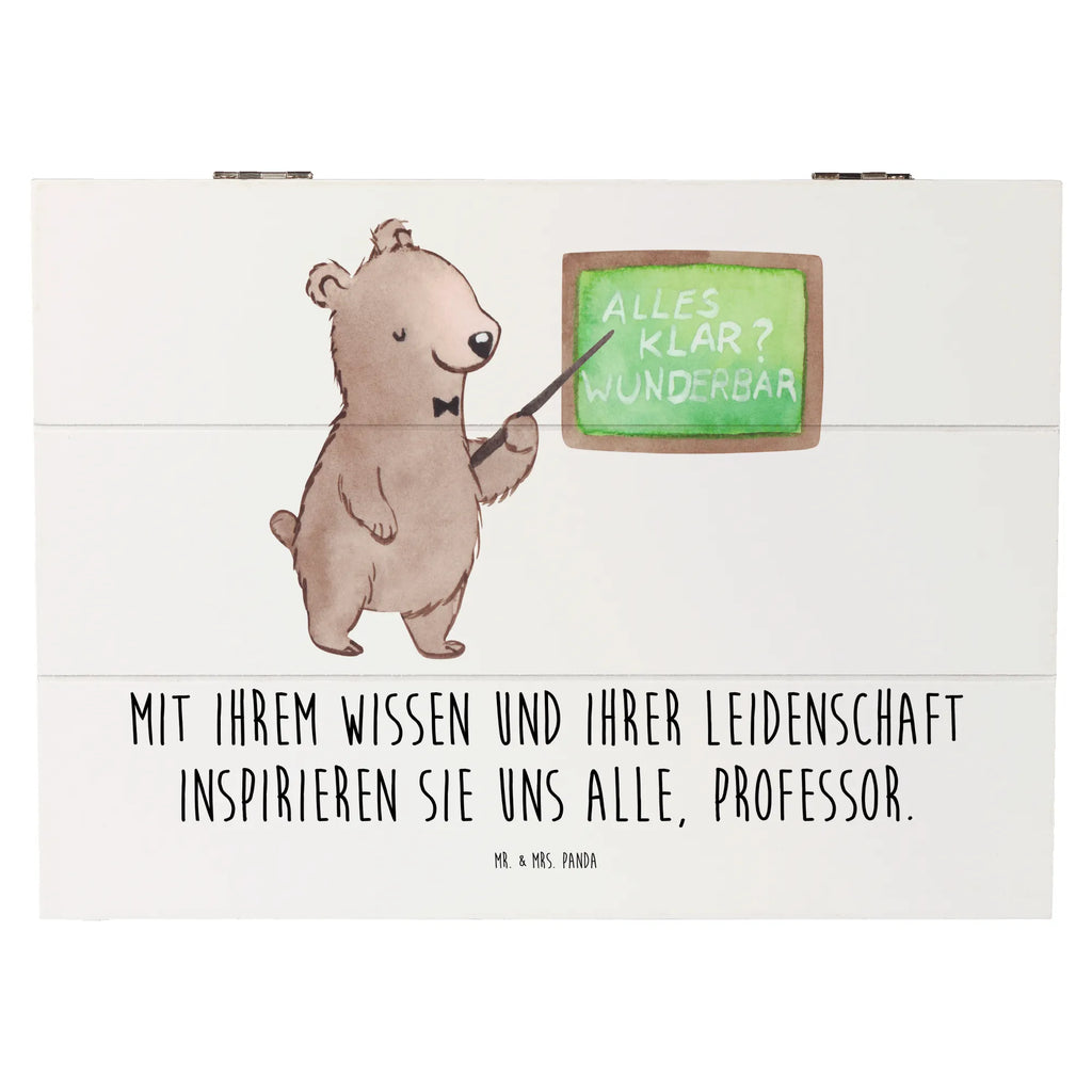 Holzkiste Inspirierender Professor Holzkiste, Kiste, Schatzkiste, Truhe, Schatulle, XXL, Erinnerungsbox, Erinnerungskiste, Dekokiste, Aufbewahrungsbox, Geschenkbox, Geschenkdose