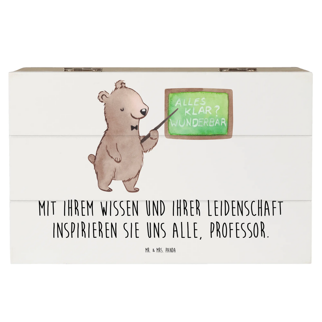 Holzkiste Inspirierender Professor Holzkiste, Kiste, Schatzkiste, Truhe, Schatulle, XXL, Erinnerungsbox, Erinnerungskiste, Dekokiste, Aufbewahrungsbox, Geschenkbox, Geschenkdose