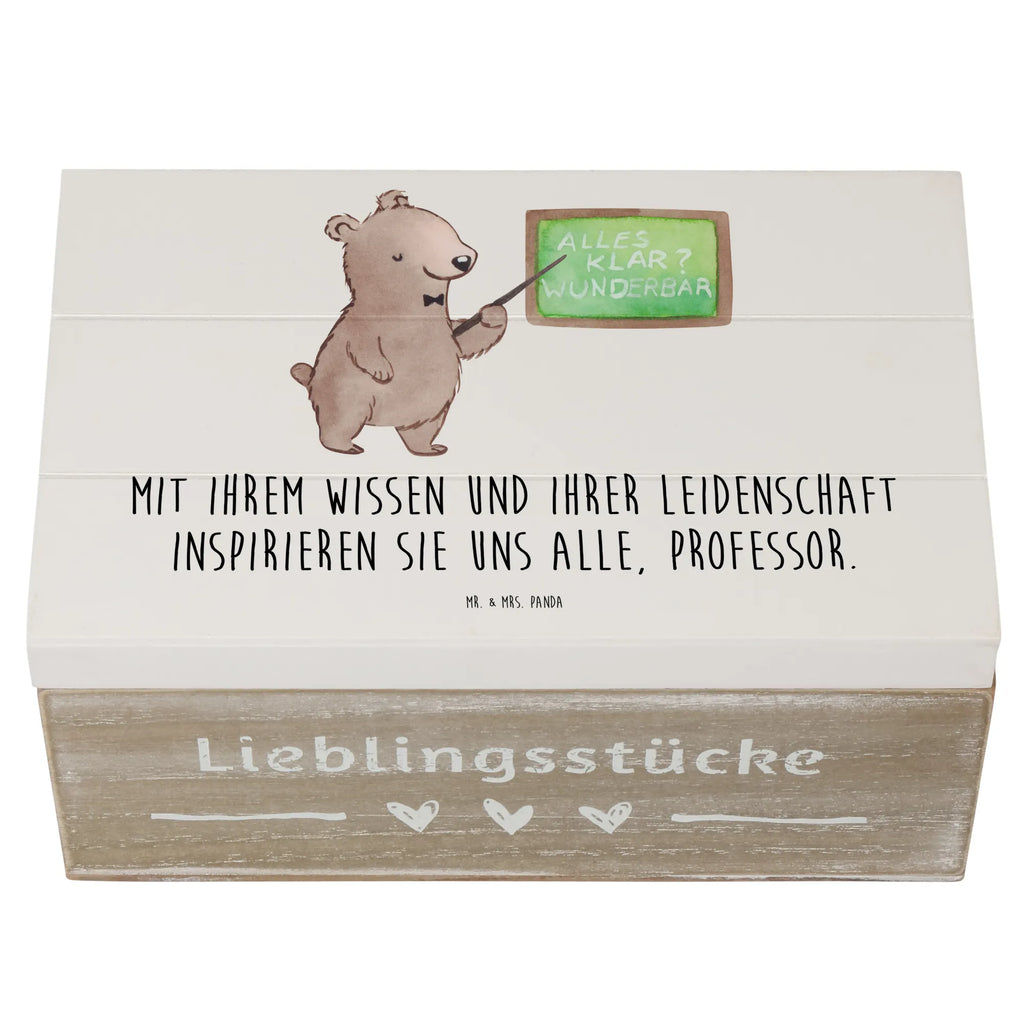 Holzkiste Inspirierender Professor Holzkiste, Kiste, Schatzkiste, Truhe, Schatulle, XXL, Erinnerungsbox, Erinnerungskiste, Dekokiste, Aufbewahrungsbox, Geschenkbox, Geschenkdose