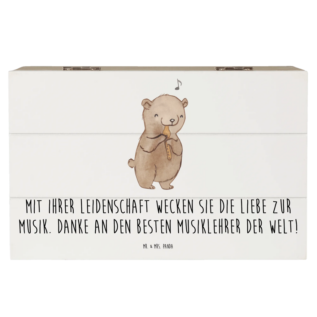 Holzkiste Musiklehrer Liebe Holzkiste, Kiste, Schatzkiste, Truhe, Schatulle, XXL, Erinnerungsbox, Erinnerungskiste, Dekokiste, Aufbewahrungsbox, Geschenkbox, Geschenkdose