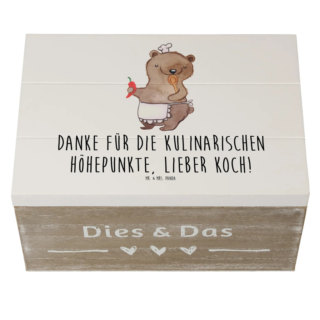 Holzkiste Koch Dankeschön Holzkiste, Kiste, Schatzkiste, Truhe, Schatulle, XXL, Erinnerungsbox, Erinnerungskiste, Dekokiste, Aufbewahrungsbox, Geschenkbox, Geschenkdose