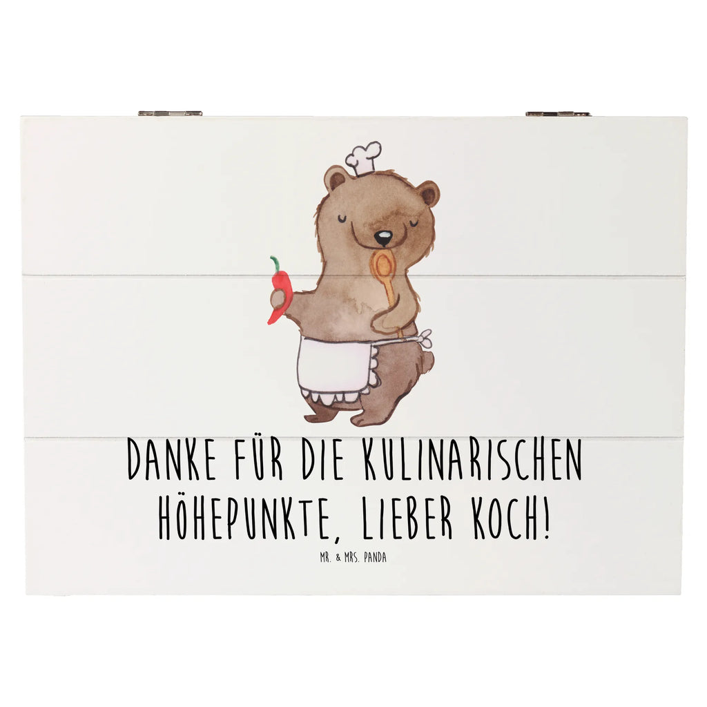 Holzkiste Koch Dankeschön Holzkiste, Kiste, Schatzkiste, Truhe, Schatulle, XXL, Erinnerungsbox, Erinnerungskiste, Dekokiste, Aufbewahrungsbox, Geschenkbox, Geschenkdose