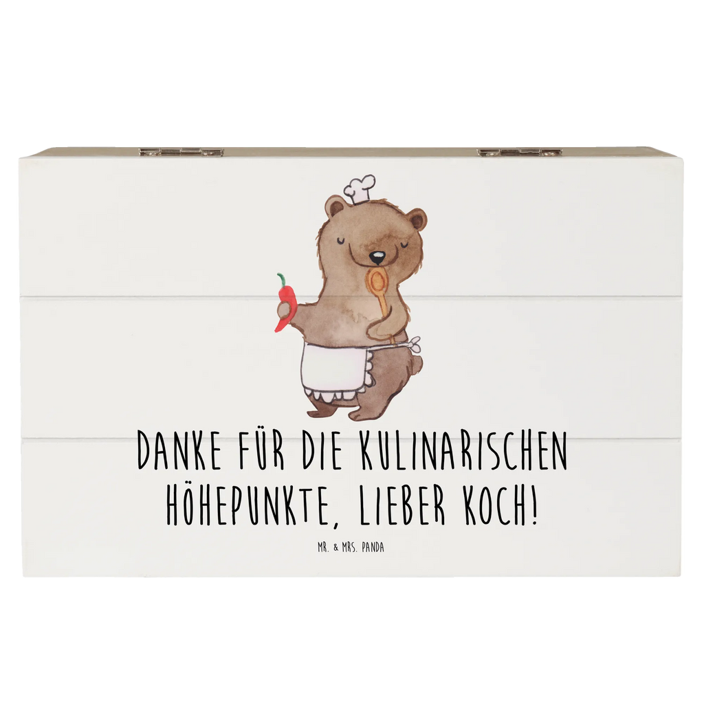 Holzkiste Koch Dankeschön Holzkiste, Kiste, Schatzkiste, Truhe, Schatulle, XXL, Erinnerungsbox, Erinnerungskiste, Dekokiste, Aufbewahrungsbox, Geschenkbox, Geschenkdose