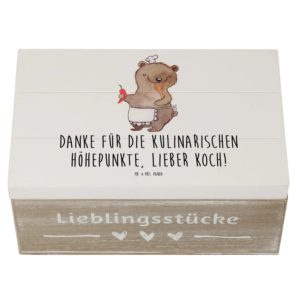 Holzkiste Koch Dankeschön Holzkiste, Kiste, Schatzkiste, Truhe, Schatulle, XXL, Erinnerungsbox, Erinnerungskiste, Dekokiste, Aufbewahrungsbox, Geschenkbox, Geschenkdose