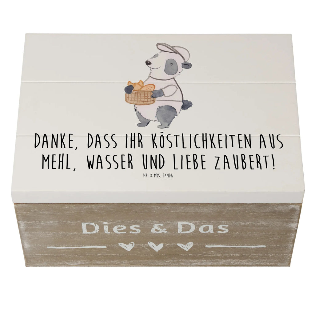 Holzkiste Bäcker-Dank Holzkiste, Kiste, Schatzkiste, Truhe, Schatulle, XXL, Erinnerungsbox, Erinnerungskiste, Dekokiste, Aufbewahrungsbox, Geschenkbox, Geschenkdose