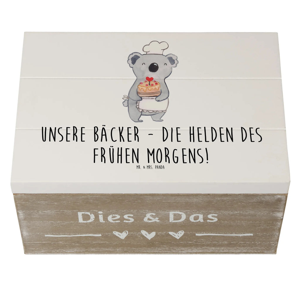 Holzkiste Bäcker Helden Holzkiste, Kiste, Schatzkiste, Truhe, Schatulle, XXL, Erinnerungsbox, Erinnerungskiste, Dekokiste, Aufbewahrungsbox, Geschenkbox, Geschenkdose