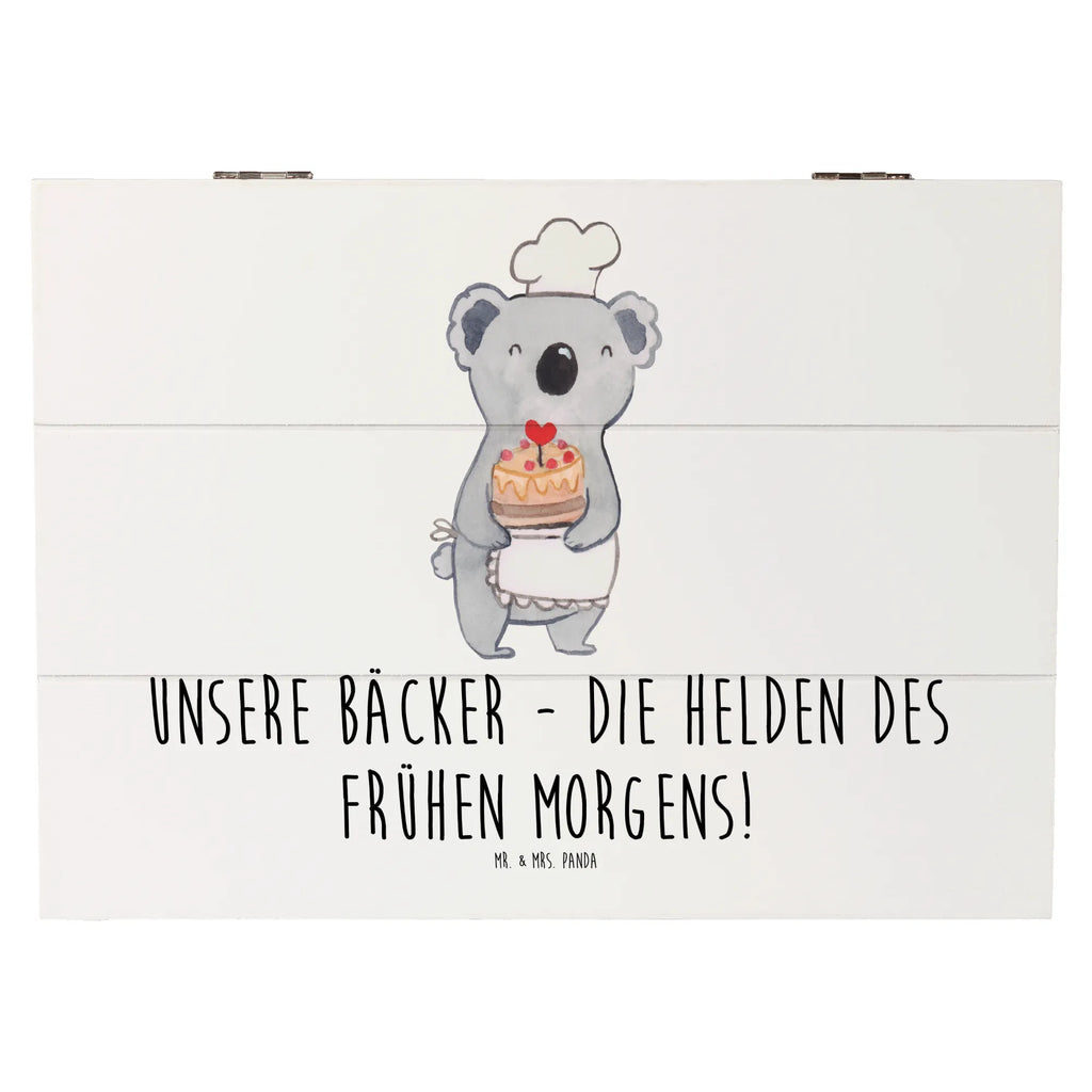 Holzkiste Bäcker Helden Holzkiste, Kiste, Schatzkiste, Truhe, Schatulle, XXL, Erinnerungsbox, Erinnerungskiste, Dekokiste, Aufbewahrungsbox, Geschenkbox, Geschenkdose