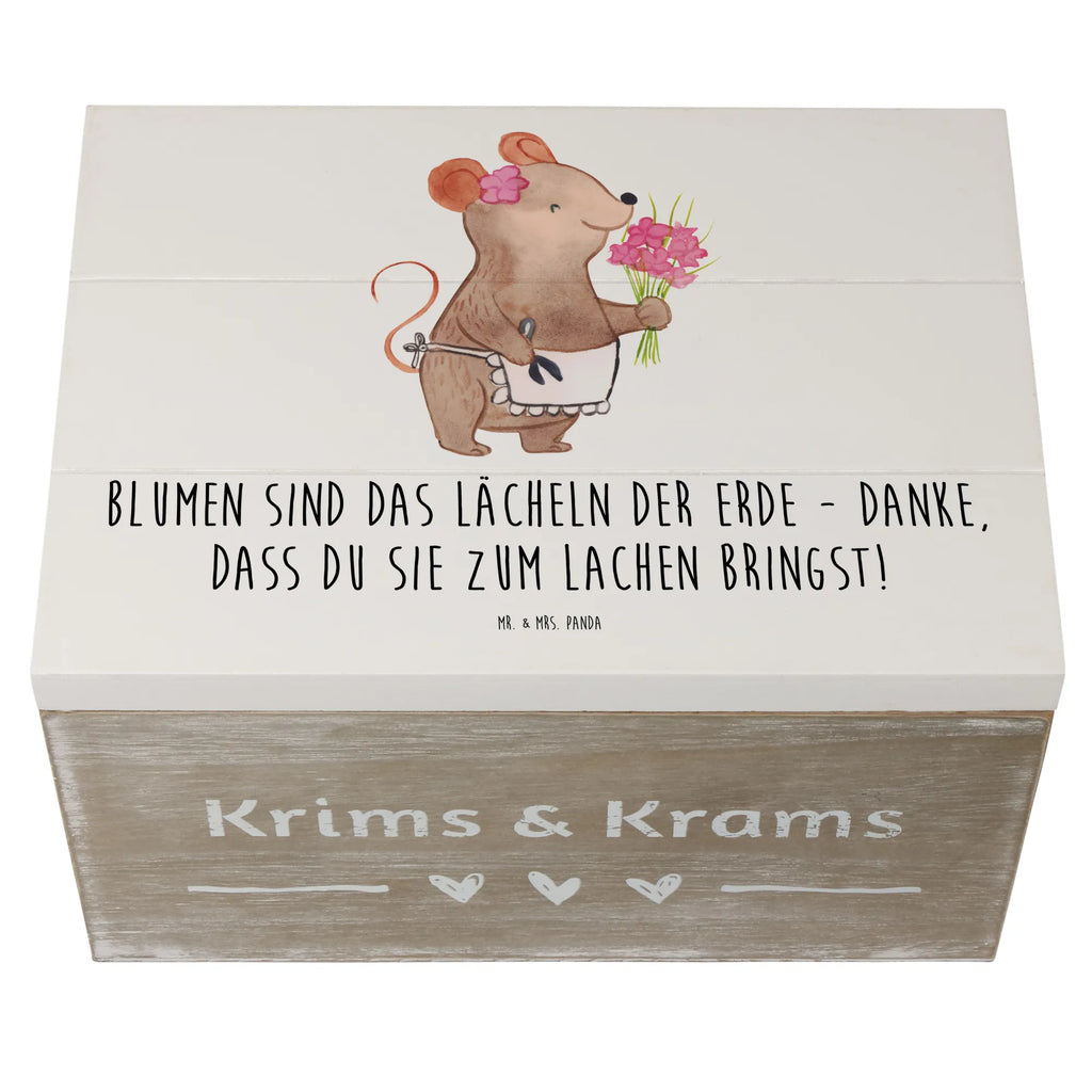 Holzkiste Florist Erde Lächeln Holzkiste, Kiste, Schatzkiste, Truhe, Schatulle, XXL, Erinnerungsbox, Erinnerungskiste, Dekokiste, Aufbewahrungsbox, Geschenkbox, Geschenkdose