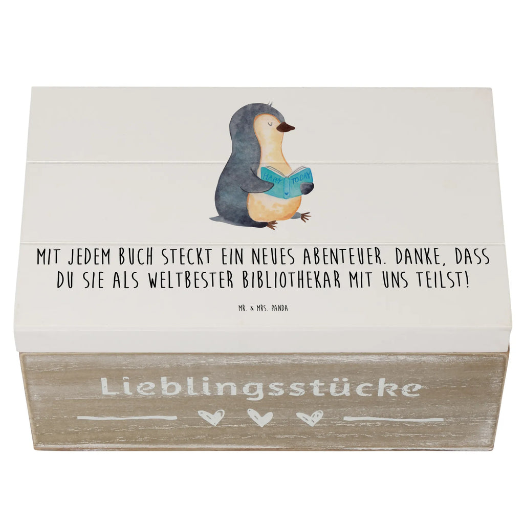 Holzkiste Bibliothekar Abenteuer Holzkiste, Kiste, Schatzkiste, Truhe, Schatulle, XXL, Erinnerungsbox, Erinnerungskiste, Dekokiste, Aufbewahrungsbox, Geschenkbox, Geschenkdose