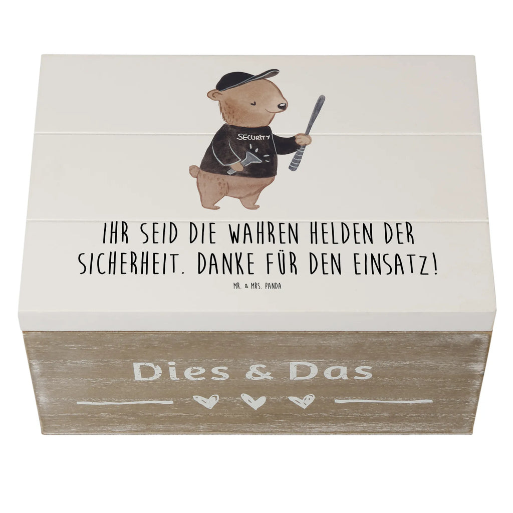 Holzkiste Sicherheitsdienst Helden Holzkiste, Kiste, Schatzkiste, Truhe, Schatulle, XXL, Erinnerungsbox, Erinnerungskiste, Dekokiste, Aufbewahrungsbox, Geschenkbox, Geschenkdose