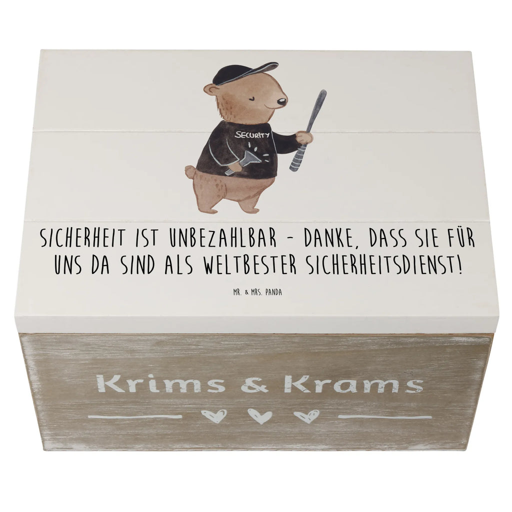 Holzkiste Weltbester Sicherheitsdienst Holzkiste, Kiste, Schatzkiste, Truhe, Schatulle, XXL, Erinnerungsbox, Erinnerungskiste, Dekokiste, Aufbewahrungsbox, Geschenkbox, Geschenkdose