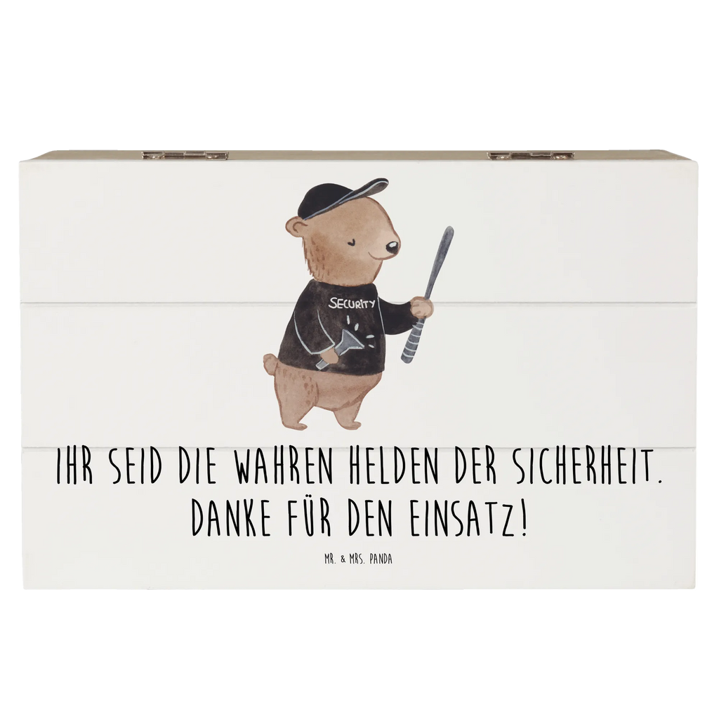 Holzkiste Sicherheitsdienst Helden Holzkiste, Kiste, Schatzkiste, Truhe, Schatulle, XXL, Erinnerungsbox, Erinnerungskiste, Dekokiste, Aufbewahrungsbox, Geschenkbox, Geschenkdose