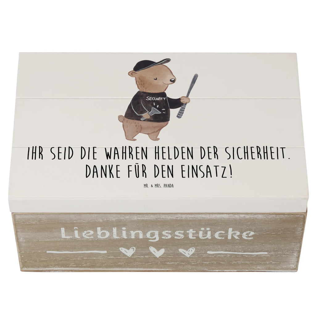 Holzkiste Sicherheitsdienst Helden Holzkiste, Kiste, Schatzkiste, Truhe, Schatulle, XXL, Erinnerungsbox, Erinnerungskiste, Dekokiste, Aufbewahrungsbox, Geschenkbox, Geschenkdose