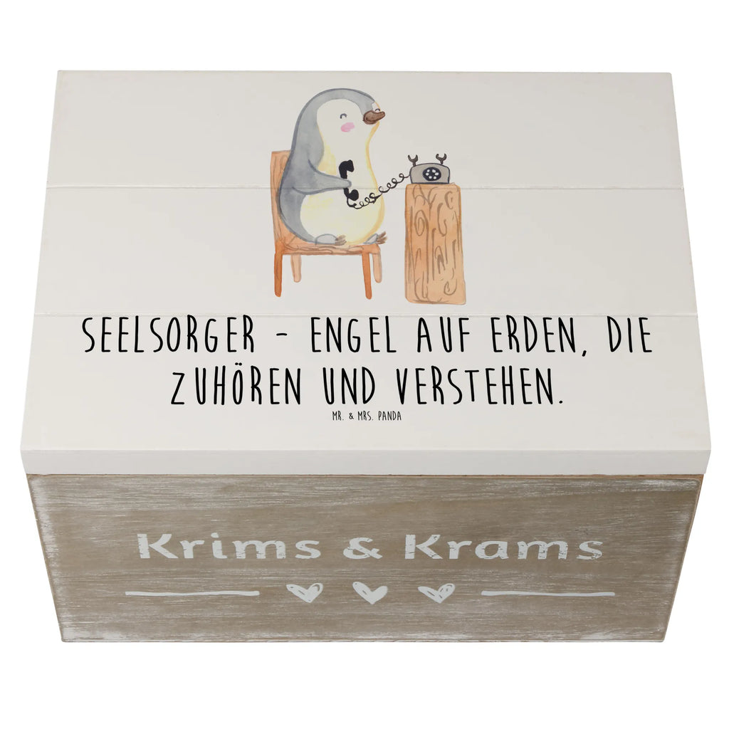 Holzkiste Seelsorger Engel Holzkiste, Kiste, Schatzkiste, Truhe, Schatulle, XXL, Erinnerungsbox, Erinnerungskiste, Dekokiste, Aufbewahrungsbox, Geschenkbox, Geschenkdose