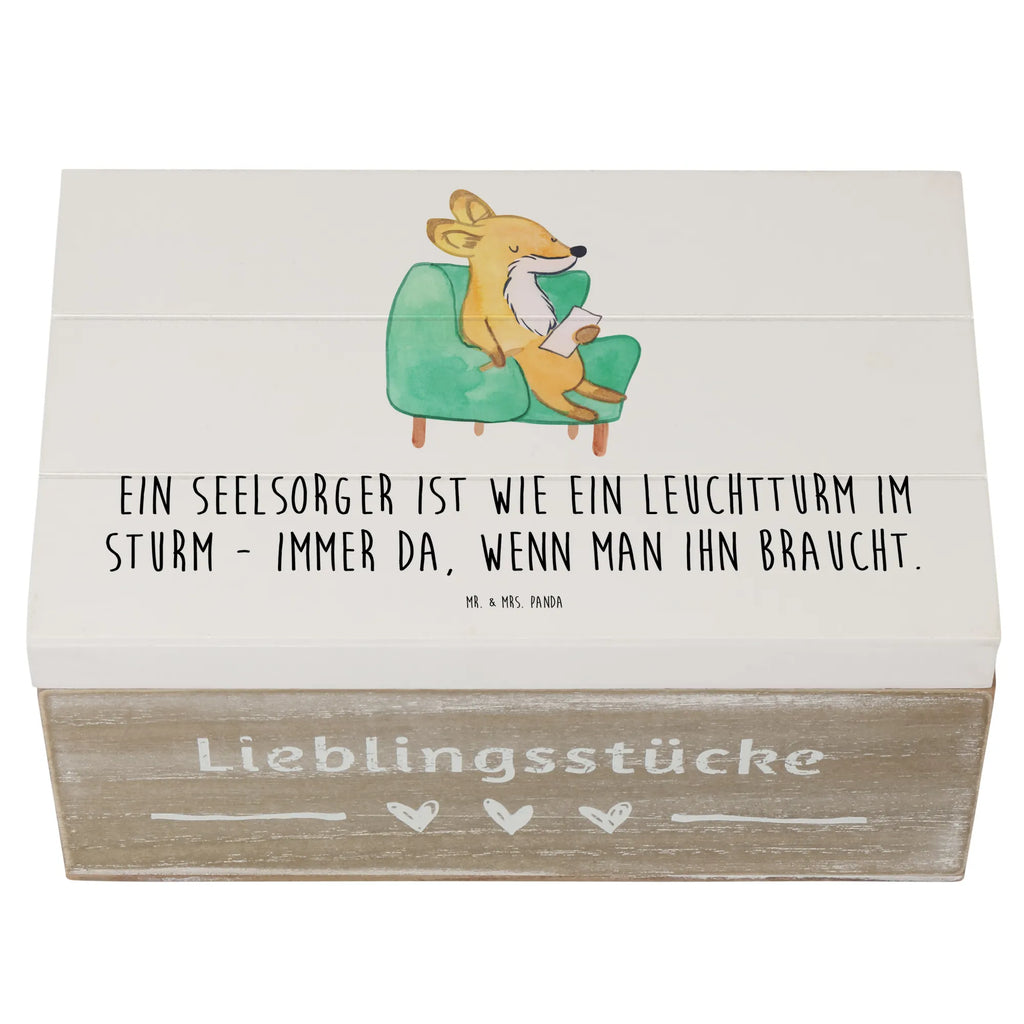 Holzkiste Seelsorger Leuchtturm Holzkiste, Kiste, Schatzkiste, Truhe, Schatulle, XXL, Erinnerungsbox, Erinnerungskiste, Dekokiste, Aufbewahrungsbox, Geschenkbox, Geschenkdose