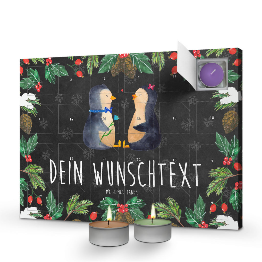 Personalisierter Duftkerzen Adventskalender Pinguin Pärchen Personalisierter Duftkerzen Adventskalender, Pinguin, Pinguine, Liebe, Liebespaar, Liebesbeweis, Liebesgeschenk, Verlobung, Jahrestag, Hochzeitstag, Hochzeit, Hochzeitsgeschenk, große Liebe, Traumpaar