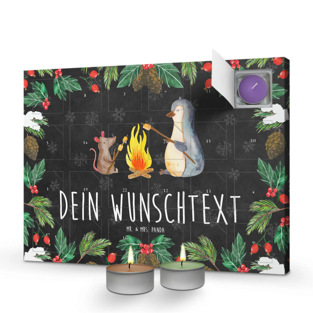 Personalisierter Duftkerzen Adventskalender Pinguin Lagerfeuer Personalisierter Duftkerzen Adventskalender, Pinguin, Maus, Pinguine, Lagerfeuer, Leben, Arbeit, Job, Motivation, Büro, Büroalltag, Lebensspruch, Lebensmotivation, Neustart, Liebe, grillen, Feuer, Marshmallows