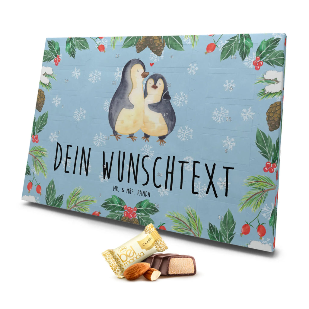 Personalisierter Marzipan Adventskalender Pinguin umarmen Personalisierter Marzipan Adventskalender, Pinguin, Liebe, Liebespaar, Liebesbeweis, Liebesgeschenk, Verlobung, Jahrestag, Hochzeitstag, Hochzeit, Hochzeitsgeschenk