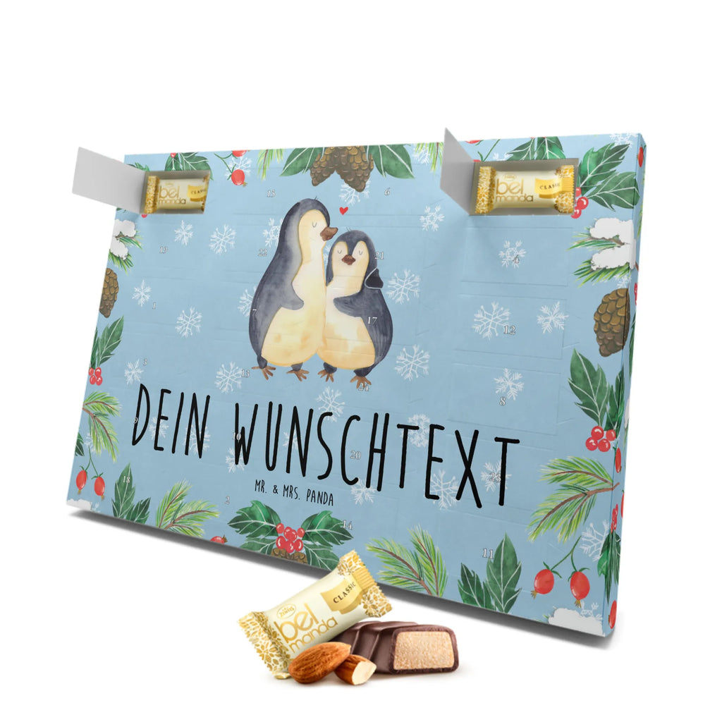 Personalisierter Marzipan Adventskalender Pinguin umarmen Personalisierter Marzipan Adventskalender, Pinguin, Liebe, Liebespaar, Liebesbeweis, Liebesgeschenk, Verlobung, Jahrestag, Hochzeitstag, Hochzeit, Hochzeitsgeschenk