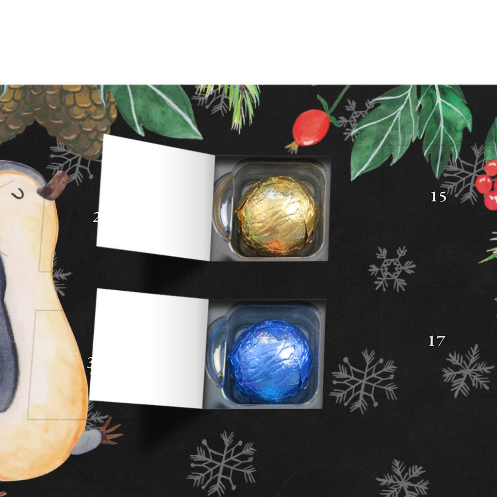 Personalisierter Schoko Adventskalender Pinguin marschieren Personalisierter Adventskalender, Adventskalender mit Namen, Pinguin, Pinguine, Frühaufsteher, Langschläfer, Bruder, Schwester, Familie