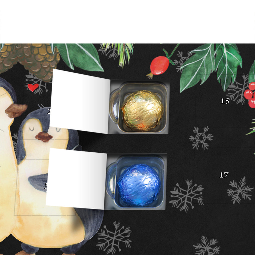 Personalisierter Schoko Adventskalender Pinguin umarmen Personalisierter Adventskalender, Adventskalender mit Namen, Pinguin, Liebe, Liebespaar, Liebesbeweis, Liebesgeschenk, Verlobung, Jahrestag, Hochzeitstag, Hochzeit, Hochzeitsgeschenk