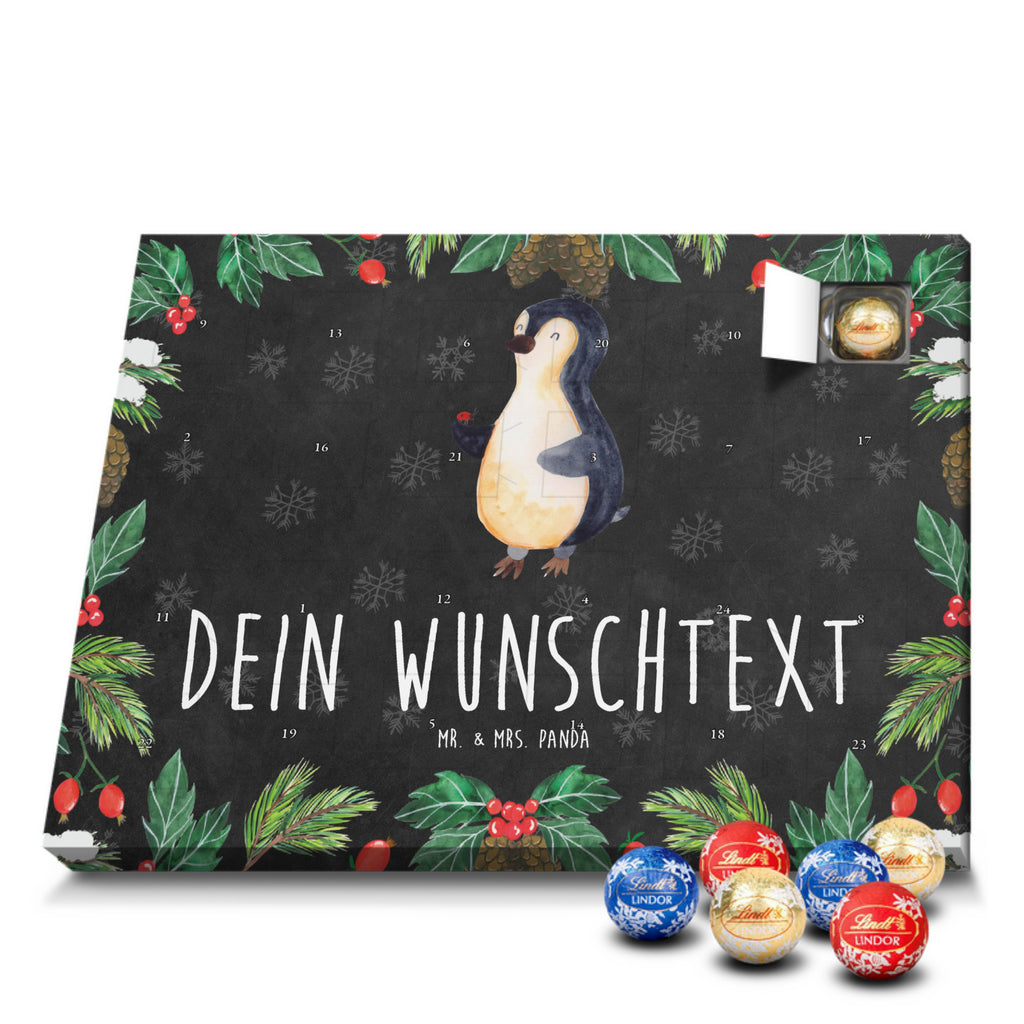 Personalisierter Kugel Markenschokolade Adventskalender Pinguin Marienkäfer Personalisierter Kugel Markenschokolade Adventskalender, Pinguin, Pinguine, Marienkäfer, Liebe, Wunder, Glück, Freude, Lebensfreude