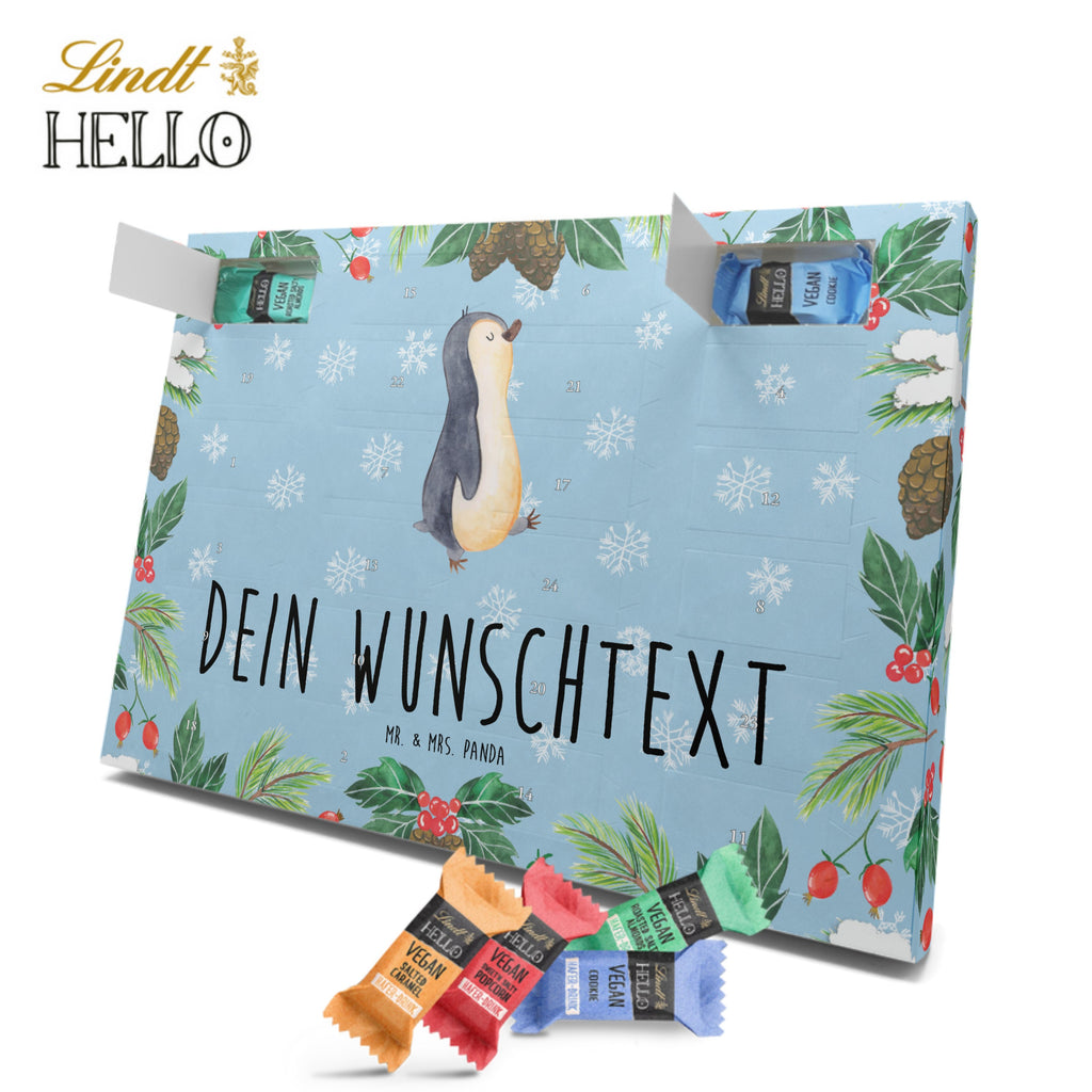 Personalisierter veganer Adventskalender Pinguin marschieren Personalisierter veganer Adventskalender, Pinguin, Pinguine, Frühaufsteher, Langschläfer, Bruder, Schwester, Familie