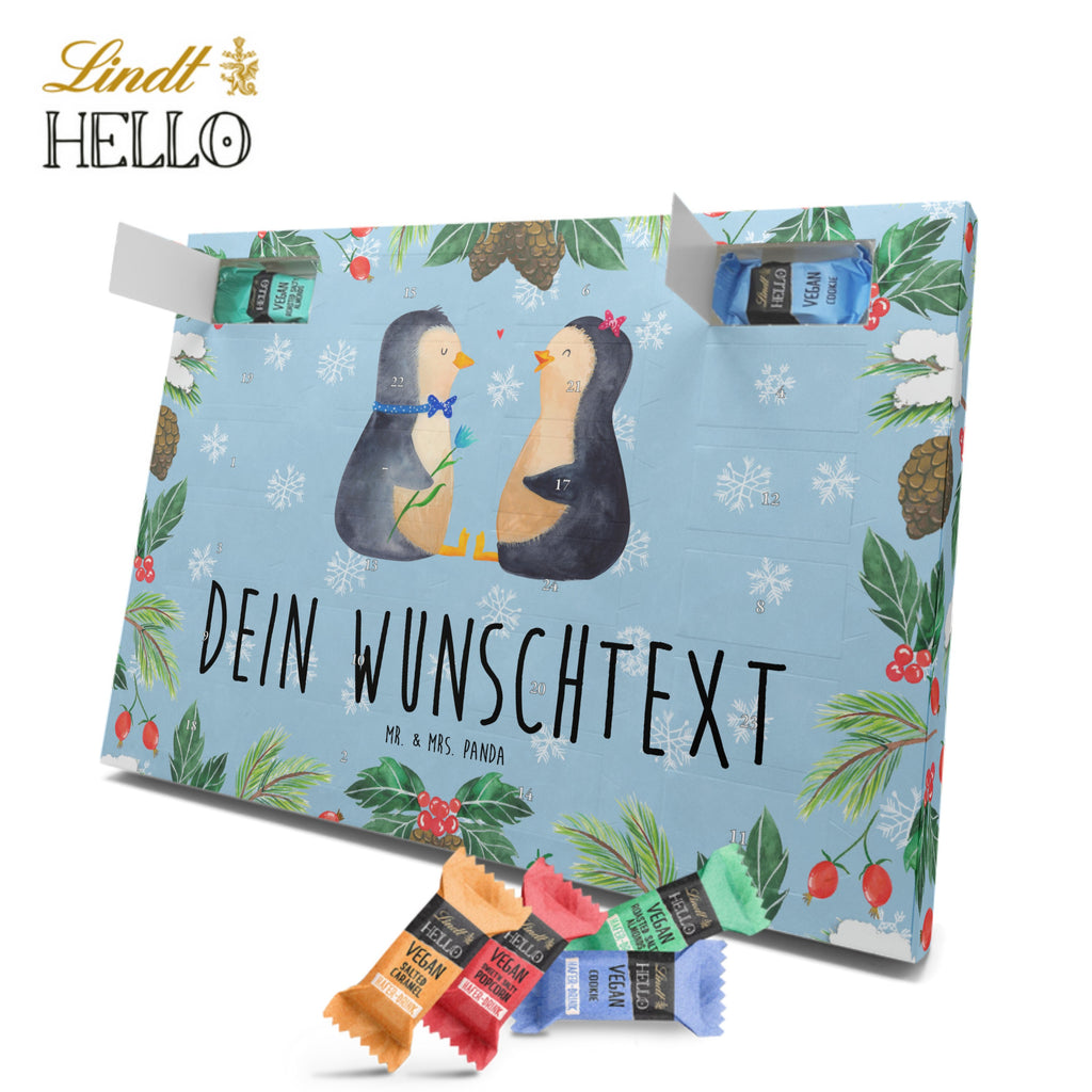 Personalisierter veganer Adventskalender Pinguin Pärchen Personalisierter veganer Adventskalender, Pinguin, Pinguine, Liebe, Liebespaar, Liebesbeweis, Liebesgeschenk, Verlobung, Jahrestag, Hochzeitstag, Hochzeit, Hochzeitsgeschenk, große Liebe, Traumpaar