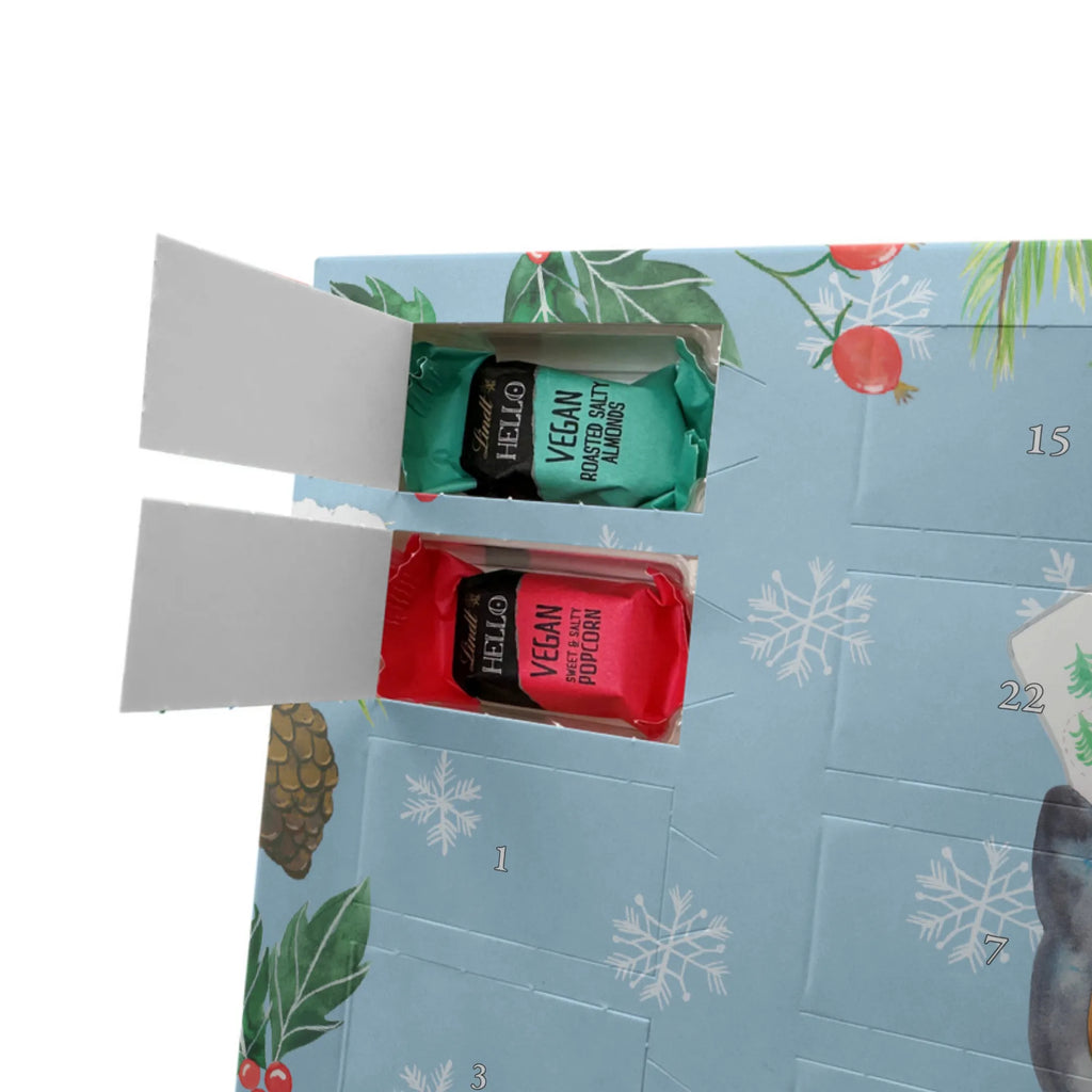 Personalisierter veganer Adventskalender Pinguin & Maus Wanderer Personalisierter veganer Adventskalender, Pinguin, Pinguine, Abenteurer, Abenteuer, Roadtrip, Ausflug, Wanderlust, wandern