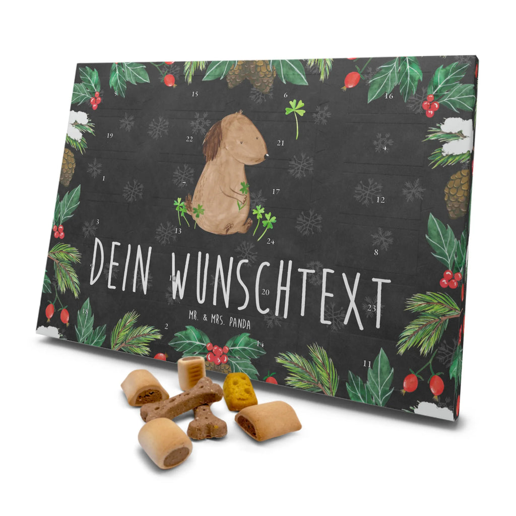 Personalisierter Hunde Adventskalender Hund Kleeblatt Hunde Adventskalender, Hund, Hundemotiv, Haustier, Hunderasse, Tierliebhaber, Hundebesitzer, Sprüche, Kleeblatt, Glück, Tagträume, Motivation, Neuanfang, Geschenk, Glücksbringer, Selbstliebe, Achtsamkeit