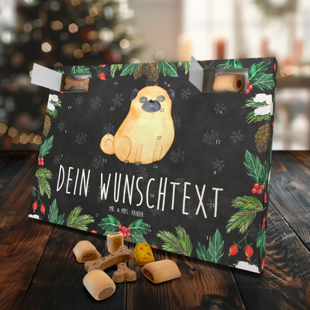 Personalisierter Hunde Adventskalender Mops Hunde Adventskalender, Hund, Hundemotiv, Haustier, Hunderasse, Tierliebhaber, Hundebesitzer, Sprüche, Mops, Liebe, Hundeliebe