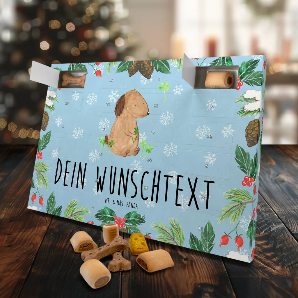 Personalisierter Hunde Adventskalender Hund Kleeblatt Hunde Adventskalender, Hund, Hundemotiv, Haustier, Hunderasse, Tierliebhaber, Hundebesitzer, Sprüche, Kleeblatt, Glück, Tagträume, Motivation, Neuanfang, Geschenk, Glücksbringer, Selbstliebe, Achtsamkeit