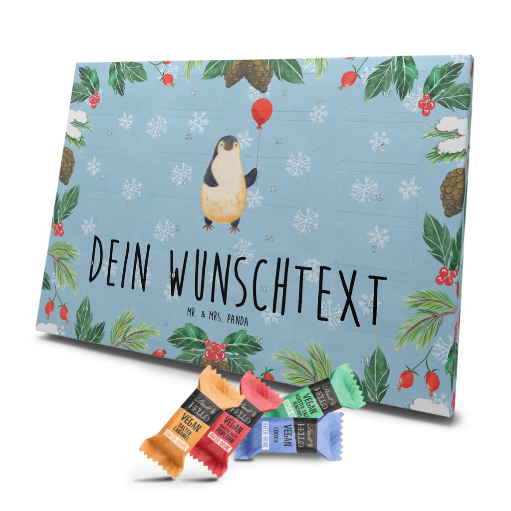 Personalisierter veganer Adventskalender Pinguin Luftballon Personalisierter veganer Adventskalender, Pinguin, Pinguine, Luftballon, Tagträume, Lebenslust, Geschenk Freundin, Geschenkidee, beste Freundin, Motivation, Neustart, neues Leben, Liebe, Glück