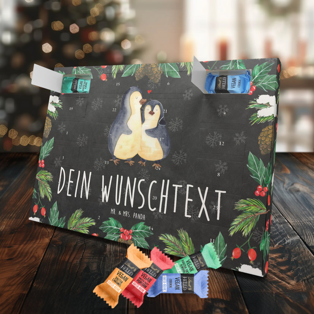 Personalisierter veganer Adventskalender Pinguin umarmen Personalisierter veganer Adventskalender, Pinguin, Liebe, Liebespaar, Liebesbeweis, Liebesgeschenk, Verlobung, Jahrestag, Hochzeitstag, Hochzeit, Hochzeitsgeschenk