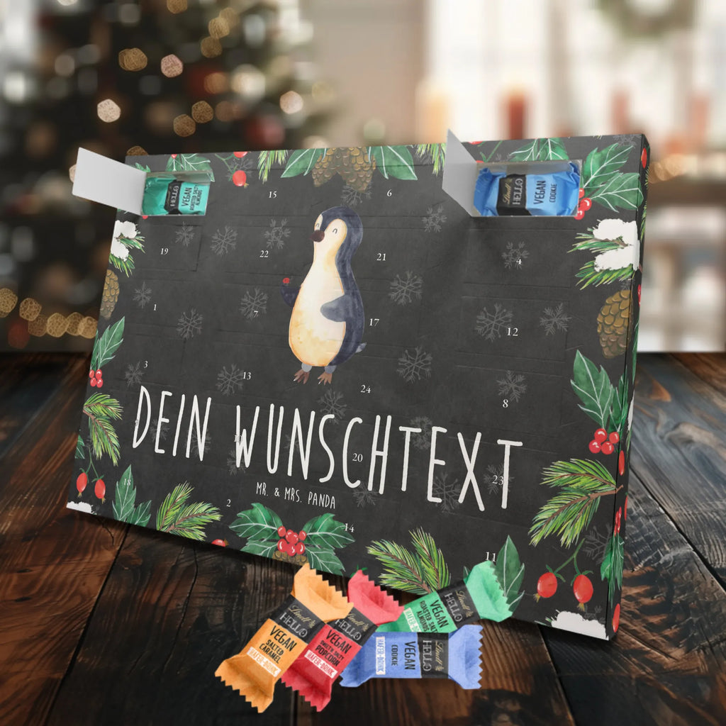 Personalisierter veganer Adventskalender Pinguin Marienkäfer Personalisierter veganer Adventskalender, Pinguin, Pinguine, Marienkäfer, Liebe, Wunder, Glück, Freude, Lebensfreude