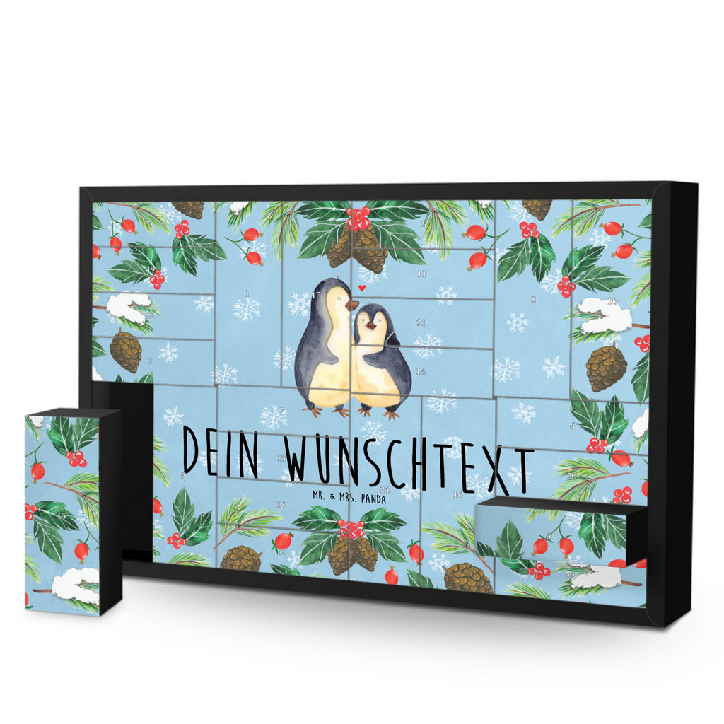 Personalisierter Befüllbarer Adventskalender Pinguin umarmen Befüllbarer Adventskalender, Adventskalender zum selbst befüllen, Pinguin, Liebe, Liebespaar, Liebesbeweis, Liebesgeschenk, Verlobung, Jahrestag, Hochzeitstag, Hochzeit, Hochzeitsgeschenk