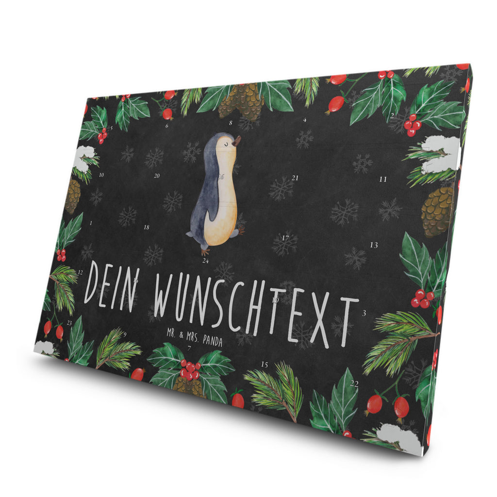 Personalisierter Tee Adventskalender Pinguin marschieren Personalisierter Tee Adventskalender, Pinguin, Pinguine, Frühaufsteher, Langschläfer, Bruder, Schwester, Familie