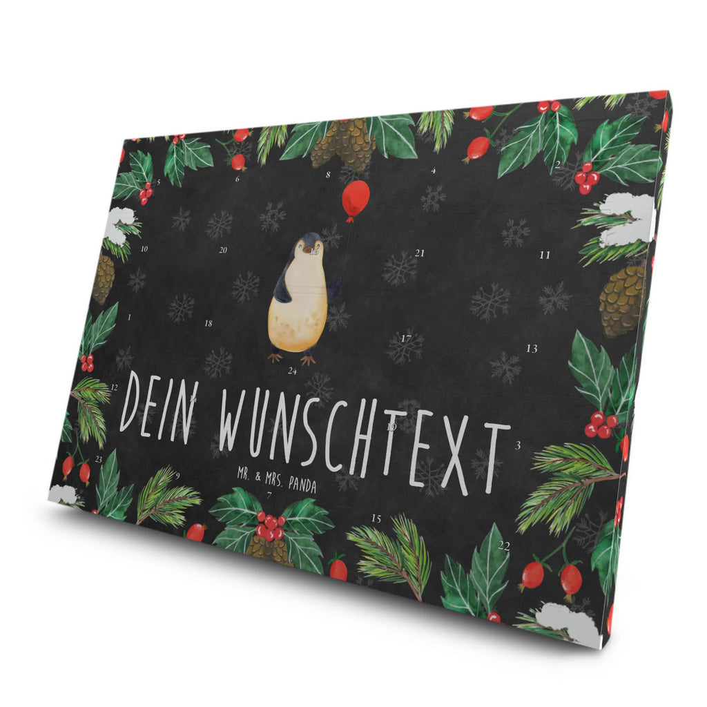 Personalisierter Tee Adventskalender Pinguin Luftballon Personalisierter Tee Adventskalender, Pinguin, Pinguine, Luftballon, Tagträume, Lebenslust, Geschenk Freundin, Geschenkidee, beste Freundin, Motivation, Neustart, neues Leben, Liebe, Glück