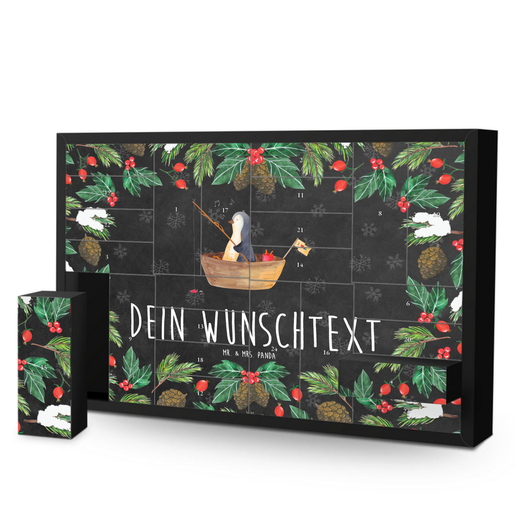 Personalisierter Befüllbarer Adventskalender Pinguin Angelboot Befüllbarer Adventskalender, Adventskalender zum selbst befüllen, Pinguin, Pinguine, Angeln, Boot, Angelboot, Lebenslust, Leben, genießen, Motivation, Neustart, Neuanfang, Trennung, Scheidung, Geschenkidee Liebeskummer